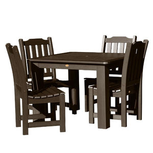 Lehigh 5pc Square Patio Dining Set Dining Set Weathered Acorn