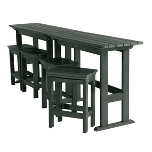 Lehigh 6pc Counter Height Balcony Set Dining Set Charleston Green