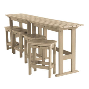 Lehigh 6pc Counter Height Balcony Set Dining Set Tuscan Taupe