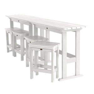 Lehigh 6pc Counter Height Balcony Set Dining Set White