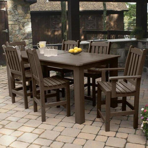 Lehigh 7pc Rectangular Counter Height Outdoor Dining Set Dining Set