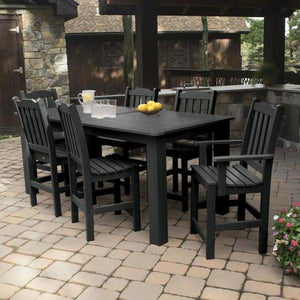 Lehigh 7pc Rectangular Counter Height Outdoor Dining Set Dining Set