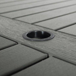 Lehigh 7pc Rectangular Counter Height Outdoor Dining Set Dining Set