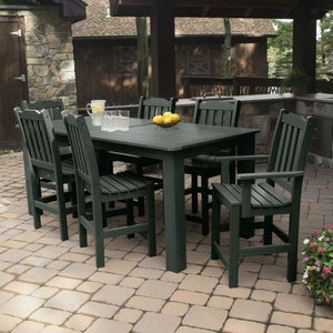 Lehigh 7pc Rectangular Counter Height Outdoor Dining Set Dining Set