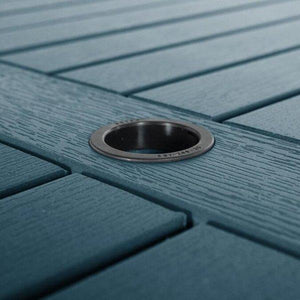 Lehigh 7pc Rectangular Counter Height Outdoor Dining Set Dining Set