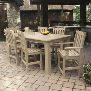 Lehigh 7pc Rectangular Counter Height Outdoor Dining Set Dining Set