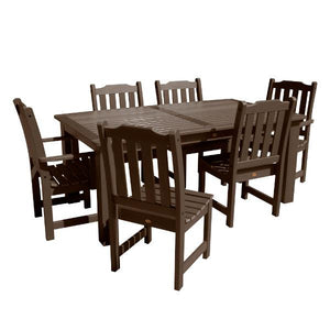 Lehigh 7pc Rectangular Outdoor Dining Set Dining Set