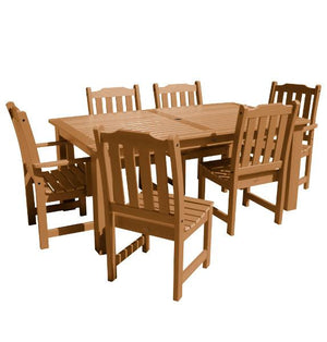 Lehigh 7pc Rectangular Outdoor Dining Set Dining Set
