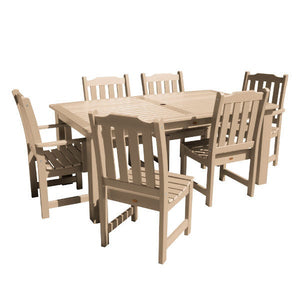 Lehigh 7pc Rectangular Outdoor Dining Set Dining Set