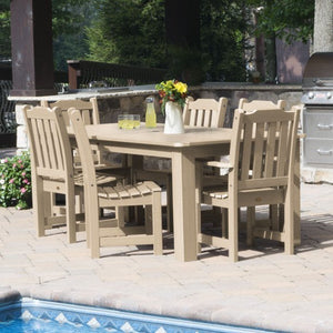 Lehigh 7pc Rectangular Outdoor Dining Set Dining Set