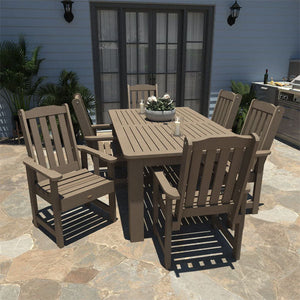 Lehigh 7pc Rectangular Outdoor Dining Set Dining Set