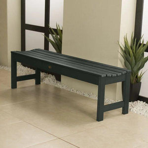 Lehigh Backless Synthetic Wood Picnic Bench Picnic Bench