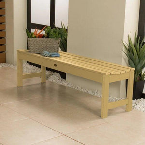 Lehigh Backless Synthetic Wood Picnic Bench Picnic Bench