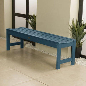 Lehigh Backless Synthetic Wood Picnic Bench Picnic Bench