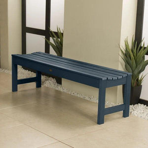 Lehigh Backless Synthetic Wood Picnic Bench Picnic Bench