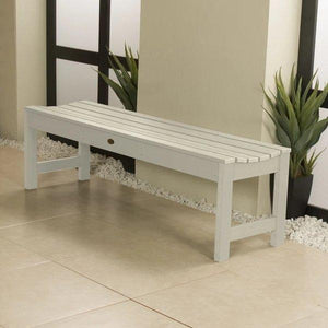 Lehigh Backless Synthetic Wood Picnic Bench Picnic Bench