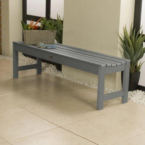 Lehigh Backless Synthetic Wood Picnic Bench Picnic Bench