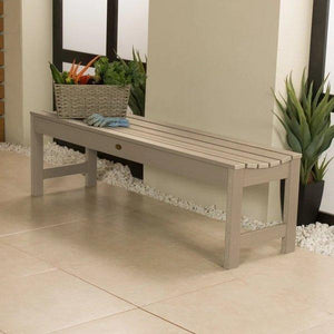 Lehigh Backless Synthetic Wood Picnic Bench Picnic Bench