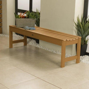 Lehigh Backless Synthetic Wood Picnic Bench Picnic Bench