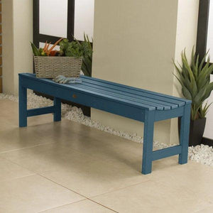 Lehigh Backless Synthetic Wood Picnic Bench Picnic Bench
