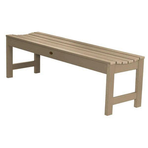 Lehigh Backless Synthetic Wood Picnic Bench Picnic Bench
