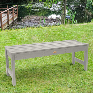 Lehigh Backless Synthetic Wood Picnic Bench Picnic Bench