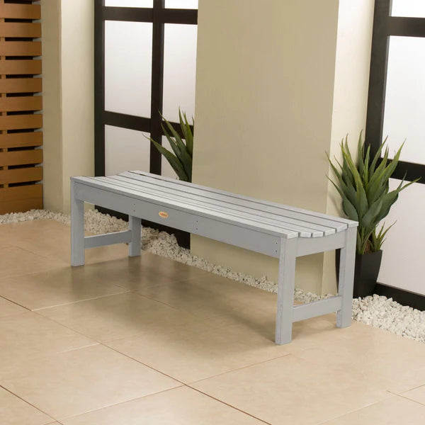 Lehigh Backless Synthetic Wood Picnic Bench Picnic Bench