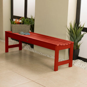 Lehigh Backless Synthetic Wood Picnic Bench Picnic Bench