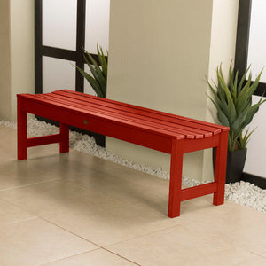 Lehigh Backless Synthetic Wood Picnic Bench Picnic Bench