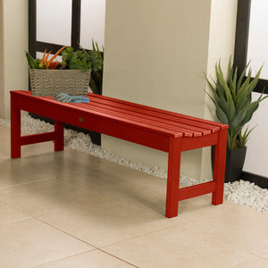 Lehigh Backless Synthetic Wood Picnic Bench Picnic Bench