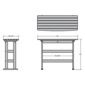 Lehigh Bar Height Balcony Table Balcony Table