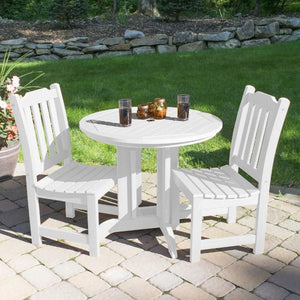 Lehigh Collection 3pc Round Patio Dining Set Dining Set