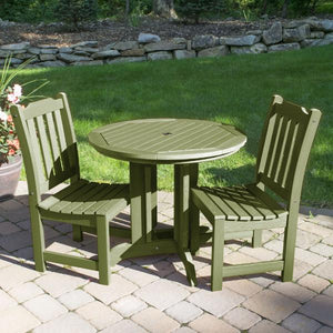 Lehigh Collection 3pc Round Patio Dining Set Dining Set