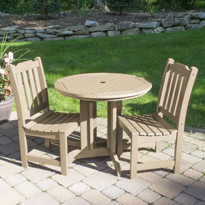 Lehigh Collection 3pc Round Patio Dining Set Dining Set