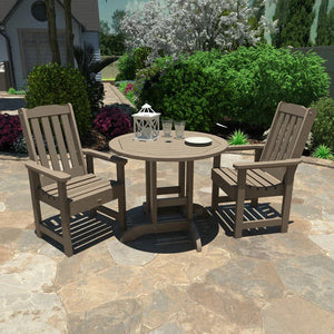 Lehigh Collection 3pc Round Patio Dining Set Dining Set