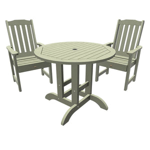 Lehigh Collection 3pc Round Patio Dining Set Dining Set