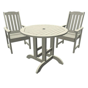 Lehigh Collection 3pc Round Patio Dining Set Dining Set
