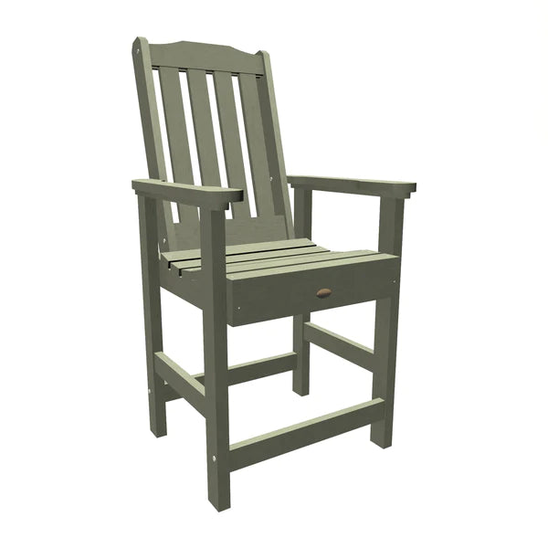 Lehigh Counter Height Outdoor Armchair Dining Chair Eucalyptus
