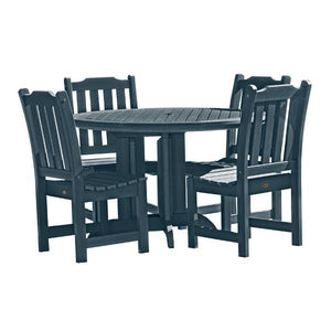 Lehigh Eco-friendly 5pc Patio Outdoor Round Dining Set Dining Set