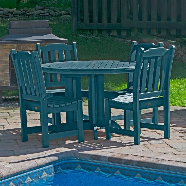 Lehigh Eco-friendly 5pc Patio Outdoor Round Dining Set Dining Set