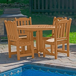 Lehigh Eco-friendly 5pc Patio Outdoor Round Dining Set Dining Set