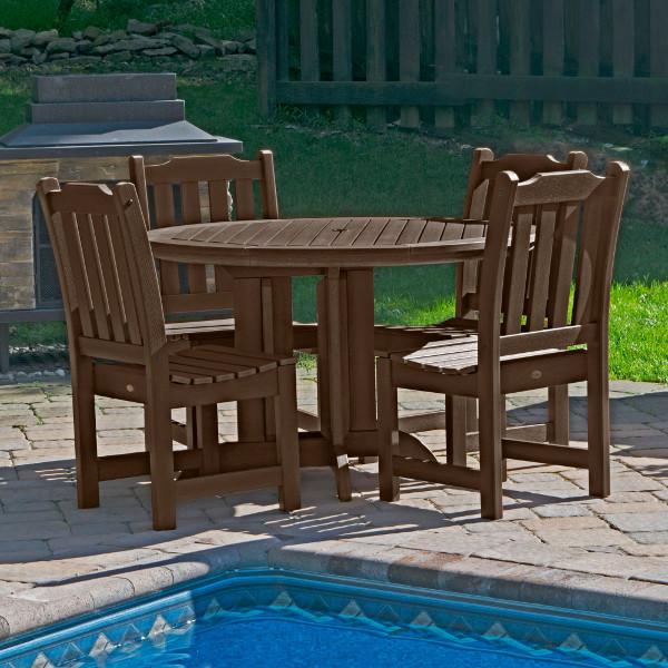 Lehigh Eco-friendly 5pc Patio Outdoor Round Dining Set Dining Set
