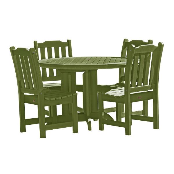 Lehigh Eco-friendly 5pc Patio Outdoor Round Dining Set Dining Set Dried Sage