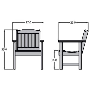Lehigh Outdoor Garden Chair Outdoor Chair