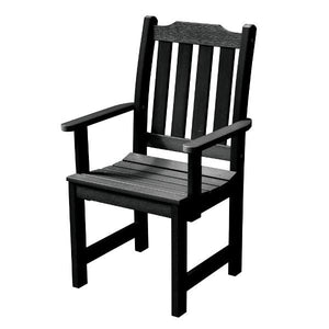 Lehigh Recycled Plastic Outdoor Dining Armchair Dining Chair