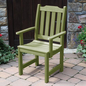 Lehigh Recycled Plastic Outdoor Dining Armchair Dining Chair