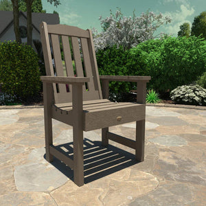 Lehigh Recycled Plastic Outdoor Dining Armchair Dining Chair