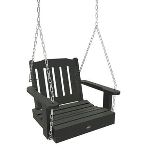 Lehigh Single Seat Swing Seat Swing Black