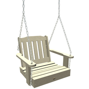 Lehigh Single Seat Swing Seat Swing Whitewash