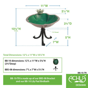Lilypad Birdbath Birdbath